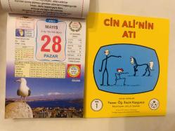 28 Mayıs 2023 hediyelik orijinal Ülkü takvim yaprağı (Cin Ali kitabı hediyeli:)