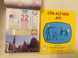 22 Nisan 2023 hediyelik orijinal Ülkü takvim yaprağı (Cin Ali kitabı hediyeli:)