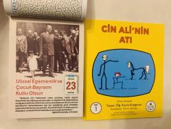23 Nisan 2023 hediyelik orijinal Ülkü takvim yaprağı (Cin Ali kitabı hediyeli:)
