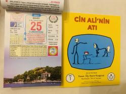 25 Mart 2023 hediyelik orijinal Ülkü takvim yaprağı (Cin Ali kitabı hediyeli:)