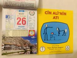 26 Mart 2023 hediyelik orijinal Ülkü takvim yaprağı (Cin Ali kitabı hediyeli:)