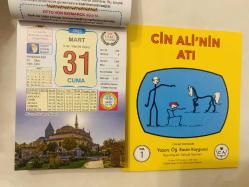 31 Mart 2023 hediyelik orijinal Ülkü takvim yaprağı (Cin Ali kitabı hediyeli:)