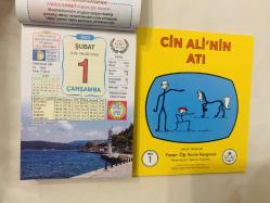 Efemera - 1 Şubat 2023 hediyelik orijinal Ülkü takvim yaprağı (Cin Ali kitabı hediyeli:) - kitantik - kitaLog