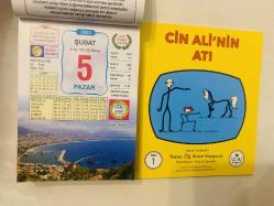 5 Şubat 2023 hediyelik orijinal Ülkü takvim yaprağı (Cin Ali kitabı hediyeli:)