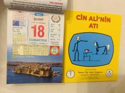 Efemera - 18 Şubat 2023 hediyelik orijinal Ülkü takvim yaprağı (Cin Ali kitabı hediyeli:) - kitantik - kitaLog