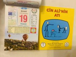 19 Şubat 2023 hediyelik orijinal Ülkü takvim yaprağı (Cin Ali kitabı hediyeli:)