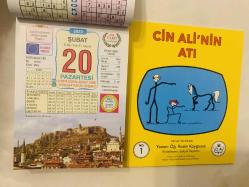 20 Şubat 2023 hediyelik orijinal Ülkü takvim yaprağı (Cin Ali kitabı hediyeli:)