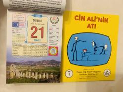 21 Şubat 2023 hediyelik orijinal Ülkü takvim yaprağı (Cin Ali kitabı hediyeli:)