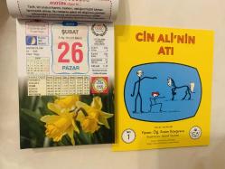 26 Şubat 2023 hediyelik orijinal Ülkü takvim yaprağı (Cin Ali kitabı hediyeli:)