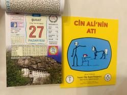 27 Şubat 2023 hediyelik orijinal Ülkü takvim yaprağı (Cin Ali kitabı hediyeli:)