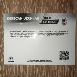 Emrecan Uzunhan Mythos Rookie Kart Beşiktaş