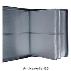 KARTVİZİTLİK 20 SAYFA 2 GÖZLÜ TOPLAM 40 ADET KAPASİTELİ KOLEKSİYONLUK SIFIR ÜRÜN