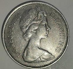 İNGİLTERE  1969    5 PENCE