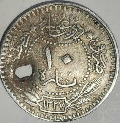 OSMANLI İMP.  MEHMET REŞAD   10  PARA  1327/6