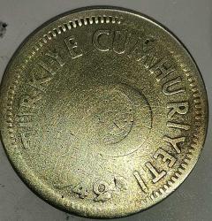 TÜRKİYE  1949  25 KURUŞ