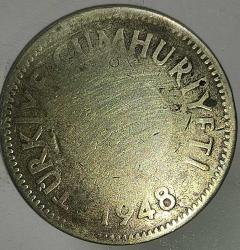 TÜRKİYE  1948  25 KURUŞ