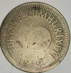TÜRKİYE  1949   25 KURUŞ