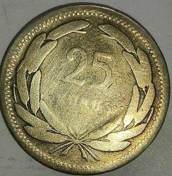 TÜRKİYE  1949   25 KURUŞ