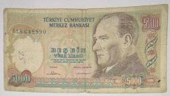 7.Emisyon 1.Tertip 5.000 Lira (A18648890) Temiz