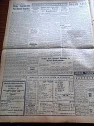 Yeni İstanbul Gazetesi - 3 Mayıs 1953 - Mahkeme Önünde İnkılap Münakaşa Edilebilir Mi Yazan Habib Edib Törehan Köşe Yazısı - Ürdün'ün Genç Kralı Hüseyin - Irak ve Ürdün'ün Genç Kralları Dün Taç Giydi - Bağdad'da İran Dışişleri Bakanı Doktor Fatimi'nin Yeni İstanbul'a Demeci - Brezilya Takımı F. C. America Fenerbahçe'yi 3 2 Yendi - Deprem Sebebiyle Karaburun Ve Foça'da 300 e Yakın ev Yıkıldı - Amerika Büyükelçisi McGhee Türk Halkına Hitaben Bir Veda Mesajı Yayınladı - Küçük İnsanlar Yazan Faik Baysal Yazı Dizisi - Pazar Konuşmaları Yazan Baydar Derler - Üç Yugoslav Havacısı Amerika'ya İltica Etti - Dumlupınar Denizaltısının Batmasında Sebep Olan Naboland Süvarisi Lorentzon İsveç'te de Yargılanacak - Avrupa Hafif Siklet Boks Şampiyonluğu - Dünya Casuslarının Piri Konsül Regülüs Yazan Mustafa Cezar - Büyük Röportaj Serisi İslam Memleketleri Yazan Fikret Adil - Meşhur Kompozitör Arturo Toscanini - Kral Kupasını Dün Blackpool Kazandı - Türkiye Futbol Birincilikleri - Arı Unları - Gripin