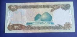 Irak 1986 25 Dinar Çil Saddam Hüseyin portresi