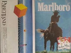 Erkekçe Magazin Dergisi - Kasım Ayı - Ayşegül Posteri - 37x27cm boyutundadır - Marlboro Sigara Reklamı - PabetLand Department Store Reklamı - Tek yaprak arkalı önlüdür