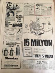 HÜRRİYET GAZETESİ 25 ŞUBAT 1967 YIL :19 SAYI :6763--Evlerini Pansiyon Olarak Kiralayanlara Kredi Verilecek ---Muhammed Ali Clay 'in  Hayat Hikayesi ---Irak Cumhurreisi  Kıbrıs ta Enosis İmkansız Dedi --Tabii Senatör Kaplan ,Meclis Koridorlarında  AP lilerle Kavga Etti --Bekarlık Çekilmiyor --15 Kilo Baz Morfin Ele Geçirildi --Çalının Dibinde Bulundu --Haydarabat Nizamı Öldü --70 Dükkan İlavesi ile Hal Binası Genişletiliyor --Okyanus un dibi parsellenip şirketlerine dağıtılmış ---Hakim hayvandan beter dediği 6 kişinin katilini serbest bıraktı --Şekerspor maçı için Bursa bayraklarla donatıldı --Ankara da :Beşiktaş -A.Gücü Oynuyor ---Gündüz Kılıç 'ı Vefa nın  formda oluşu korkutuyor ---Sivas ta kış soğuktan ölümlere sebep oldu ---Pansiyonculara kredi verilecek --Üç Büyük Bestekar İlk Defa Bir Araya Geldi --Sunay :Adapazarı ın da aile kabristanına giderek dua etti ---