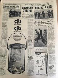 HÜRRİYET GAZETESİ 25 ŞUBAT 1967 YIL :19 SAYI :6763--Evlerini Pansiyon Olarak Kiralayanlara Kredi Verilecek ---Muhammed Ali Clay 'in  Hayat Hikayesi ---Irak Cumhurreisi  Kıbrıs ta Enosis İmkansız Dedi --Tabii Senatör Kaplan ,Meclis Koridorlarında  AP lilerle Kavga Etti --Bekarlık Çekilmiyor --15 Kilo Baz Morfin Ele Geçirildi --Çalının Dibinde Bulundu --Haydarabat Nizamı Öldü --70 Dükkan İlavesi ile Hal Binası Genişletiliyor --Okyanus un dibi parsellenip şirketlerine dağıtılmış ---Hakim hayvandan beter dediği 6 kişinin katilini serbest bıraktı --Şekerspor maçı için Bursa bayraklarla donatıldı --Ankara da :Beşiktaş -A.Gücü Oynuyor ---Gündüz Kılıç 'ı Vefa nın  formda oluşu korkutuyor ---Sivas ta kış soğuktan ölümlere sebep oldu ---Pansiyonculara kredi verilecek --Üç Büyük Bestekar İlk Defa Bir Araya Geldi --Sunay :Adapazarı ın da aile kabristanına giderek dua etti ---