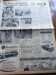 Milliyet Gazetesi - 16 Haziran 1961 - Milli Birlik Komitesi Basına Teşekkür Etti - Hilton'da 6 Kişi Daha Zehirlendi - Cemal Gürsel İdamlar Hakkında Konuştu - Anayasa Davasında İkinci Tahliye Yapıldı - Peyami Safa Vefat Etti - Çetin Altan Köşe Yazısı - İstanbul Ankara Teknik Üniversite Radyosu Programı - Dün Emniyet Müdürlüğünde Pasaporta Hücum Röportaj Halit Çapın Fotoğraf Özkan Şahin - Abdülcanbaz'ın Maceraları Çizgi Roman Çizen Turhan Selçuk - Cici Can Çizen Bedri - Sahne Aşkları Çizen Leonard Starr - Boncuk Walt Disney - Demir Yumruk John C. Murphy - Johnny Hazard Çizen Frank Robbins - Cisco Kid Çizen Jose Salinas Rod Reed-  Tombik Çizen Trog - Allahlık Ali Bey Çizen Swan - Hayır Doktor Hayır Yazan Margueritte Lees Yazı Dizisi - Milli Takımımız Moskova'da -  Fenerbahçe Galatasaray Maçının Bilet Ücretleri Yüksek Bulunuyor - Beşiktaş Everton'a 4 0 Yenildi - Türkiye Tenis Birincilikleri
