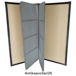 KARTVİZİTLİK 20 SAYFA 4 GÖZLÜ TOPLAM 80 ADET KAPASİTELİ KOLEKSİYONLUK SIFIR ÜRÜN