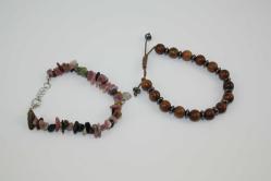 LOT.19 » 2 ADET %100 HAKİKİ DOĞALTAŞ BİLEKLİK DETAYLAR RESİMLERDE      (SON KALEM KOLİSİ ) 35