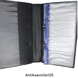 KARTVİZİTLİK 25 SAYFA 4 GÖZLÜ TOPLAM 100 ADET KAPASİTELİ KOLEKSİYONLUK SIFIR ÜRÜN