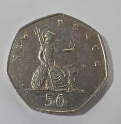 İngiltere 1969 50 pence