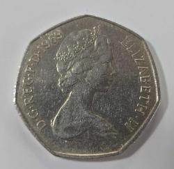 İngiltere 1969 50 pence