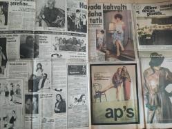 Hafta Sonu Haftalık Aktüalite Sinema Tiyatro Müzik ve Magazin Gazetesi - 31 Ekim 1980 - Sayı:45 - Hacı Yakup Cüreklibatur - Cüneyt Arkın - Fahrettin Cüreklibatur - Ali Poyrazoğlu - Tekin Siper - İsmet Üstekin - Selçuk Ural - Nazan Şoray - Zeki Müren, Azrail'i gıdıklıyor - Görünmeyen adamın gözüyle... - Bugünlere tansiyonuz çıkarsa - Ayşecik - Zeynep Değirmencioğlu - Serkan Acar - Ali Dinçer - Sevim Dinçer - Şakir Öner - Gülşen Bernkasteler - Kim, nerede, nasıl? - Faika Tunçbilek - Gülsüm Erbil - Nurdan Göbülük - Esen Çiftçi - Banu Alkan - Vedat Sertoğlu - Sevda Ferdağ - Ferda Ferdağ - Suna Pekuysal - Diana Ross - Aile boyu plak - Muazzez Abacı'nın bavul hayatı - Serpil Barlas - Ediz Onay - John Walton - Yıldız Ayhan - Zerrin Özer, biraz da tiyatrocudur - Kibariye - Ferdi Tayfur - Hülya Koçyiğit - Gönül Yazar - Sinan Birsel - Sezer Güvenirgil - Bülent Ersoy bitmiş - 38 günde 9 kilo verdi - Sabih Kanatoğlu - Necla Poyraz - Tam Takım Gazete