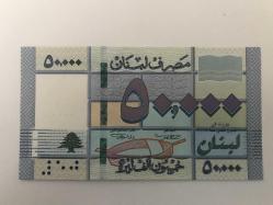 Asya-Orta Doğu-Lübnan-50,000 Livres-2019 Yılı-ÇİL-