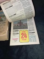 1982 1993 1994  Hürriyet yapraklı takvimler