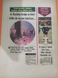 30 Ocak 1981 - Siyah-Beyazlı kulüpte başkan adayı dörde çıktı... - Öz Beşiktaş Grubu ve Ferit İntiba da seçime katılıyor... - En başarılı hakem Talat Tolat... Nihat Özbirgül klasmanda yok... fotoğraf ve haberi - Gazete haberi - Tek Yaprak Arkalı Önlüdür