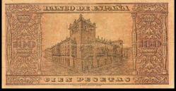 Avrupa-İspanya - 100 Pesetas -1938 yılı.Piyasaya çok çıkmayan ürünlerdendir.