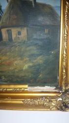 7892-RESSAM ŞEREF AYDINLIK İMZALI DROLİT ÜZERİNE YAĞLI BOYA RESİM TABLO