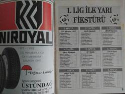 Hürriyet Gazetesi - 1997-1998 Türkiye Ligleri Fikstürü - 1. Lig İlk Yarı Fikstürü - 1. Lig İkinci Yarı Fikstürü - Değişen Futbol Kuralları - 2. Lig İlk Yarı Fikstürü - 1. Grup, 2. Grup, 3. Grup, 4.Grup ve 5. Grup - 3. Lig İlk Yarı Fikstürü - 8 Gruplu Puan Durumu fotoğraf ve haberi - Tam Takım Dergi