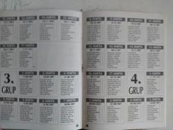 Hürriyet Gazetesi - 1997-1998 Türkiye Ligleri Fikstürü - 1. Lig İlk Yarı Fikstürü - 1. Lig İkinci Yarı Fikstürü - Değişen Futbol Kuralları - 2. Lig İlk Yarı Fikstürü - 1. Grup, 2. Grup, 3. Grup, 4.Grup ve 5. Grup - 3. Lig İlk Yarı Fikstürü - 8 Gruplu Puan Durumu fotoğraf ve haberi - Tam Takım Dergi