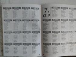 Hürriyet Gazetesi - 1997-1998 Türkiye Ligleri Fikstürü - 1. Lig İlk Yarı Fikstürü - 1. Lig İkinci Yarı Fikstürü - Değişen Futbol Kuralları - 2. Lig İlk Yarı Fikstürü - 1. Grup, 2. Grup, 3. Grup, 4.Grup ve 5. Grup - 3. Lig İlk Yarı Fikstürü - 8 Gruplu Puan Durumu fotoğraf ve haberi - Tam Takım Dergi