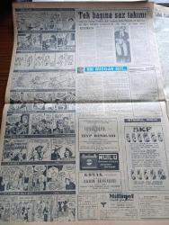 Milliyet Gazetesi - 21 Şubat 1961 - Bütçe Kurucu Mecliste - Vali Refik Tulga Lütfi Kırdar'ın Cenazesinde Olay Çıkaranların Kafası Kanun Çerçevesinde Ezilecektir Dedi - Sabık Bakanlar Dün İfade Verdiler - Örfi İdare Üç Ay Uzatıldı - Kitap Kampanyası - Şemi Ergin 27 Mayıs İhmalimizi Temizledi Dedi - Bugünkü Burç Falınız - Çetin Altan Köşe Yazısı - Tekel Kokulu Ve Filtreli Sigara İmaline Hazırlanıyor - Abdülcanbaz'ın Maceraları Çizgi Roman Çizen Turhan Selçuk - Amerikan Başkanı Kennedy'e Türk Çubuğu - Cici Can Çizen Bedri - Maruf Bey Çizen Martin - Boncuk Walt Disney - Johnny Hazard Çizen Frank Robbins - Tombik Çizen Trog - Allahlık Ali Bey Çizen Swan - Sanatıyla Neyzen Tevfik'i Dahi Mesteden Bülbül Mehmet - Mutlu Akü - Galatasaray Hayfa Karmasını Yendi - İsrail Konsolosu Galatasaray'dan Özür Diledi - Milliyet Spor Toto Tahminleri - Kızıl Bayrak Takımının Fenerbahçe'ye Teklifi - Avrupa Genç Milli Takımlar Şampiyonası