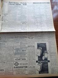 Milliyet Gazetesi - 22 Şubat 1961 - Kurucu Meclis Dün 11 Bütçeyi Kabul Etti - Adnan Menderes Suzan Sözen'le Münasebetleri Hakkında Suallleri Cevaplandırıyor Fotoğraf - Kızılderili Prenses Süreyya - Hükümet Gericilere İhtar Etti - Çetin Altan Köşe Yazısı - İstanbul Ankara Teknik Üniversite Radyosu Programı - Yassıada Duruşmalarına Ait Film Tamamlandı - Aşılanmamış Köpeklerin Sahipleri Ceza Görecek - Ramazan Köşesi - Abdülcanbaz'ın Maceraları Çizgi Roman Çizen Turhan Selçuk - Burdur Bölgesinde Taş Devri İnsanları Aşık Oynuyormuş - Bir Rüzgar Esti Yazan Daniel Gray Yazı Dizisi - Cici Can Çizen Bedri - Maruf Bey Çizen Martin - Johnny Hazard Çizen Frank Robbins - Tombik Çizen Trog - Galatasaray Voleybol Turnuvasına Katılamıyor - Galatasaray İzmir'de Merakla Bekleniyor - Fenerbahçe Reisi Hasan Kamil Sporel - Basın Kupası Boks Maçları Bu Akşam - Eskrim Ajanı Rıza Erseven - Amerika Hava Kuvvetleri Basketbol Şampiyonası - 12 Avrupa Futbol Takımı Arjantin'de Oynayacak - İzmirspor