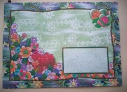 ZARF LADEN MARKA ÇİÇEK DESENLİ FANTEZİ