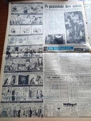 Milliyet Gazetesi - 25 Şubat 1961 - Cezalı Vergiler Taksite Bağlanıyor - Yedek Öğretmenler Tazminat Alacaklar - İnkılap Aleyhtarı 7 Kişi Yakalandı - Rus Notasına Cevap Verdik - İçişleri Bakanı Nasır Zeytinoğlu İdarecilerle İki Toplantı Yaptı - Kıbrıs Türklerine İnşaat Malzemesi Gönderiliyor - Çetin Altan Köşe Yazısı - Bulmaca - Adliye Sarayında Zorlukları Halleden Bir Büro Kuruldu - Abdülcanbaz'ın Maceraları Çizgi Roman Çizen Turhan Selçuk - Bir Rüzgar Esti Yazan Daniel Gray Yazı Dizisi - Allahlık Ali Bey Çizen Swan - Cisco Kid Çizen Jose Salinas Rod Reed-- Boncuk Walt Disney - Sahne Aşkları Çizen Leonard Starr - Demokrat İzmir Davasına Sekiz Sanık Daha Katıldı - Radyolin Diş Macunu - İki Dev Atlet Brumel Mi Thomas Mı - Yalçın Granit Basketbol Milli Takım Antrenörü oldu - Metin Oktay Formam İçin Oynayacağım Dedi - Tokyo Güreş Şampiyonası Hazırlığı Mart'ta Başlıyor - Milli Ligin Ağırlık Merkezi İzmir'de - Merhum Dünya Şampiyonu Yaşar Doğu'nun Ailesi İçin 15.159 Lira Toplandı