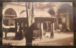 PC.342 İSTANBUL BEYAZID CAMİİ ŞADIRVANI OSMANLI DÖNEMİ POSTA KARTI EDİTÖR J.LUDWIGSOHN