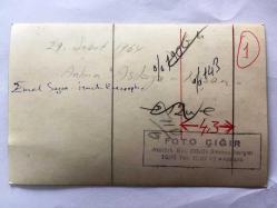 EMEL SAYIN'IN EŞİ İSMET KASAPOĞLU'NUN ile DANS EDERKEN ÇEKİLMİŞ ORİJİNAL SİYAH & BEYAZ FOTOĞRAFI, 14 x 9 cm EBADINDA