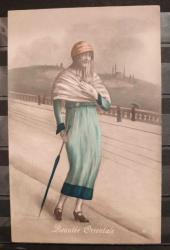 PC.365 İSTANBUL OSMANLI DÖNEMİ KADIN KIYAFETLER  OSMANLI DÖNEMİ POSTA KARTI